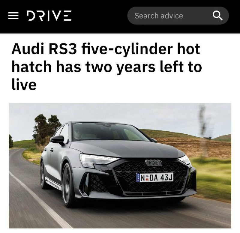 Audi завершается эпоха пятицилиндровых двигателей из-за новых экологических стандартов Audi завершается эпоха пятицилиндровых двигателей из-за новых экологических стандартов