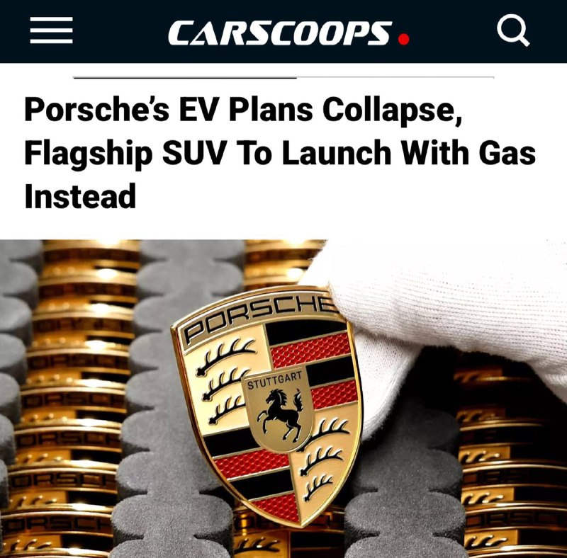 Porsche отказывается от электромобилей и сосредоточится на бензиновых и гибридных моделях Porsche отказывается от электромобилей и сосредоточится на бензиновых и гибридных моделях