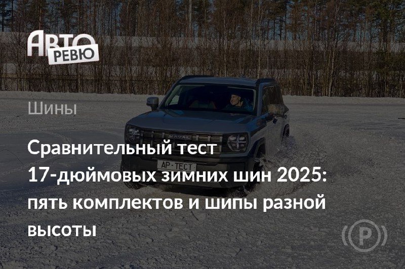Обзор испытаний шипованных зимних шин 215/60 R17