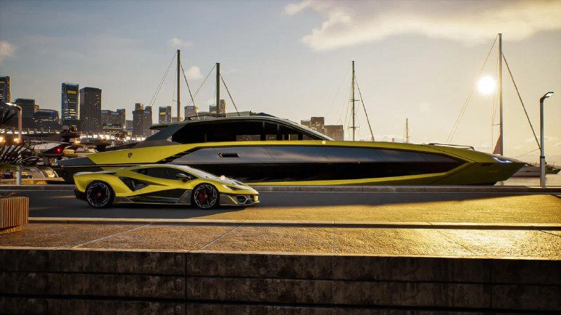 Lamborghini представляет эксклюзивную яхту Tecnomar 101FT с впечатляющей мощностью