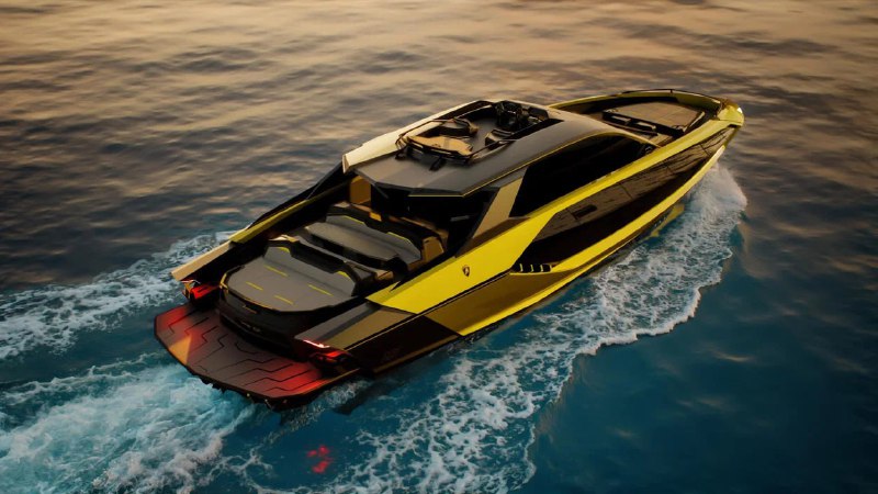 Lamborghini представляет эксклюзивную яхту Tecnomar 101FT с впечатляющей мощностью