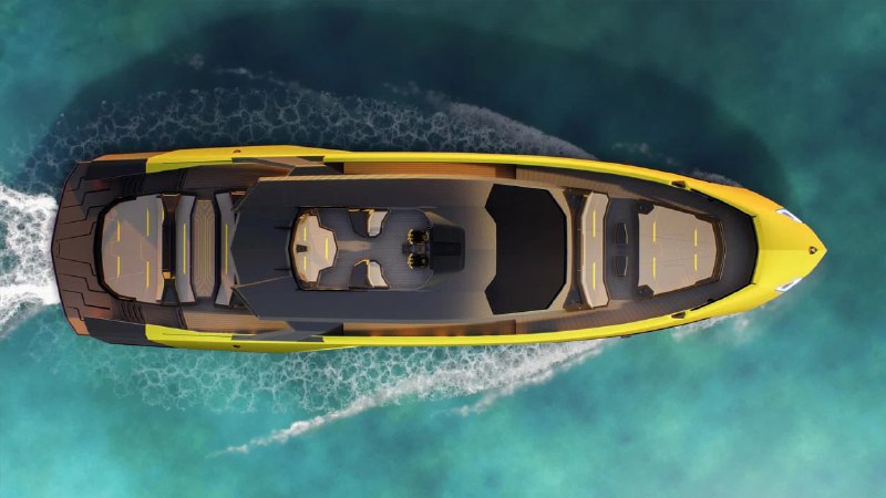 Lamborghini представляет эксклюзивную яхту Tecnomar 101FT с впечатляющей мощностью