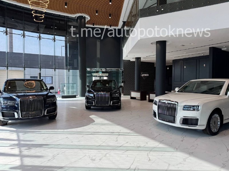 Открытие первого зарубежного автосалона премиум-бренда Aurus в Дубае