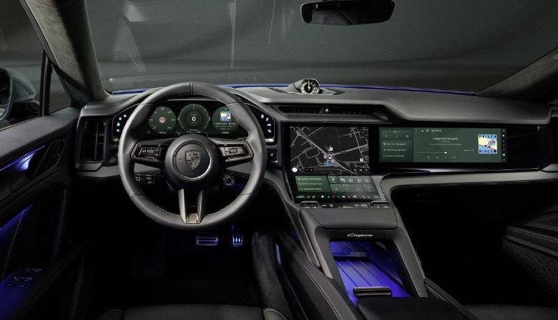 Новый интерьер электрокроссовера Porsche Cayenne Electric: современные технологии и комфорт Новый интерьер электрокроссовера Porsche Cayenne Electric: современные технологии и комфорт