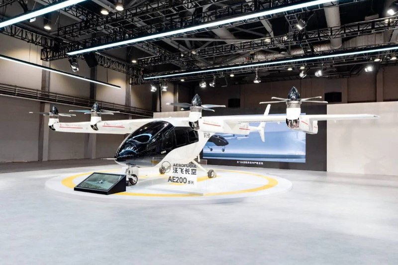 Компания Geely Представила Первое Воздушное Такси с Вертикальным Взлётом
