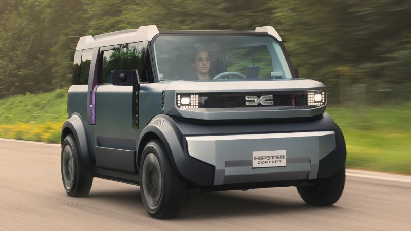 Dacia представила доступный электромобиль Hipster для новой категории E-car Dacia представила доступный электромобиль Hipster для новой категории E-car