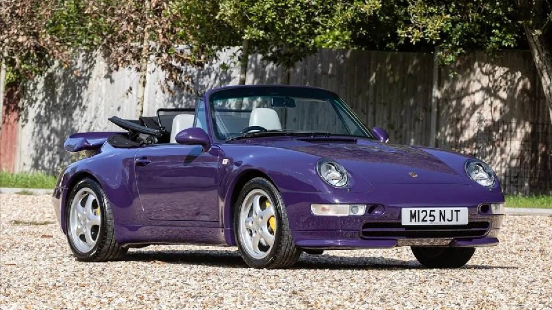 Редкая модель Porsche 911 Turbo (993) Cabriolet выставлена на аукцион