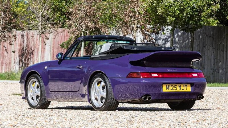 Редкая модель Porsche 911 Turbo (993) Cabriolet выставлена на аукцион