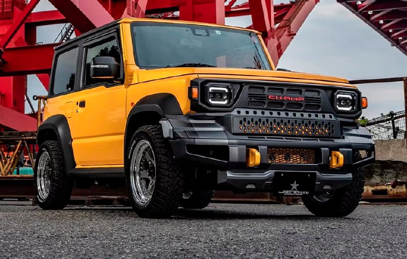 Тюнинг-комплект превращает Suzuki Jimny в стиль Toyota Hilux Champ Тюнинг-комплект превращает Suzuki Jimny в стиль Toyota Hilux Champ