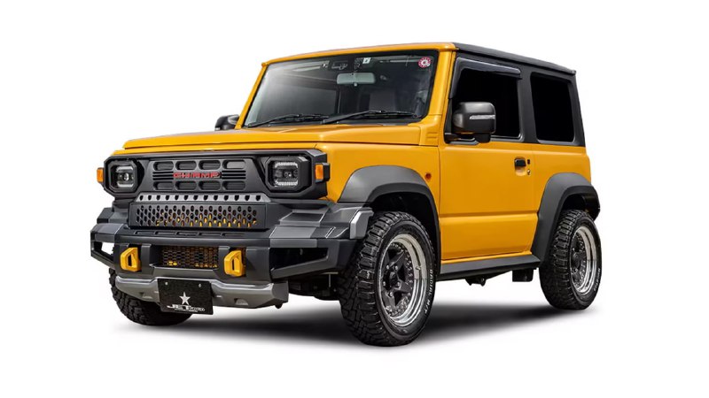 Тюнинг-комплект превращает Suzuki Jimny в стиль Toyota Hilux Champ Тюнинг-комплект превращает Suzuki Jimny в стиль Toyota Hilux Champ