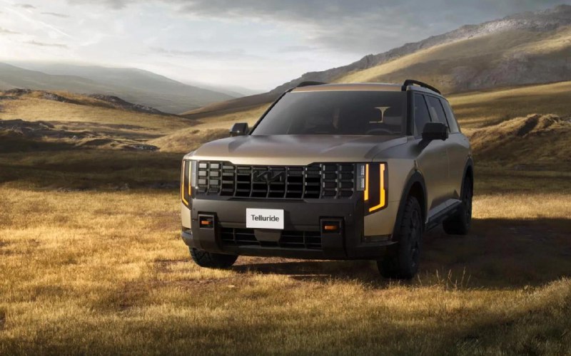 Объявлено о новом поколении Kia Telluride с обновленным дизайном и технологиями