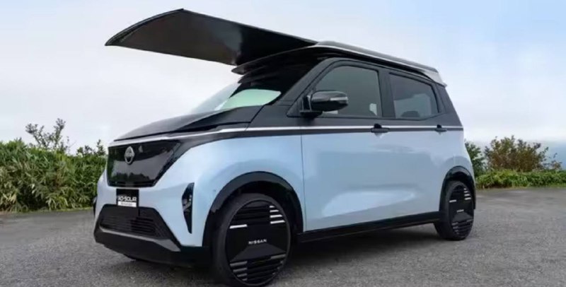 Nissan презентует обновлённую электрифицированную модель Sakura с солнечной крышей Nissan презентует обновлённую электрифицированную модель Sakura с солнечной крышей