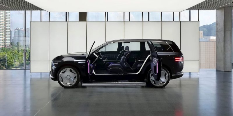 Корея представляет электромобиль Genesis GV90 с распашными дверями Корея представляет электромобиль Genesis GV90 с распашными дверями