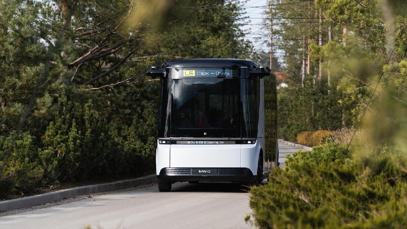 Российский автономный электробус представили с системой искусственного интеллекта