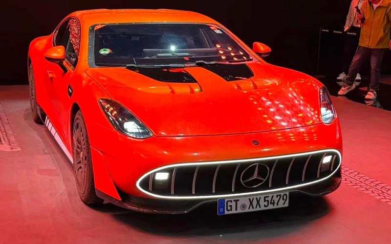 Показан прототип электромобиля Mercedes-Benz AMG GT XX с расширенными технологиями