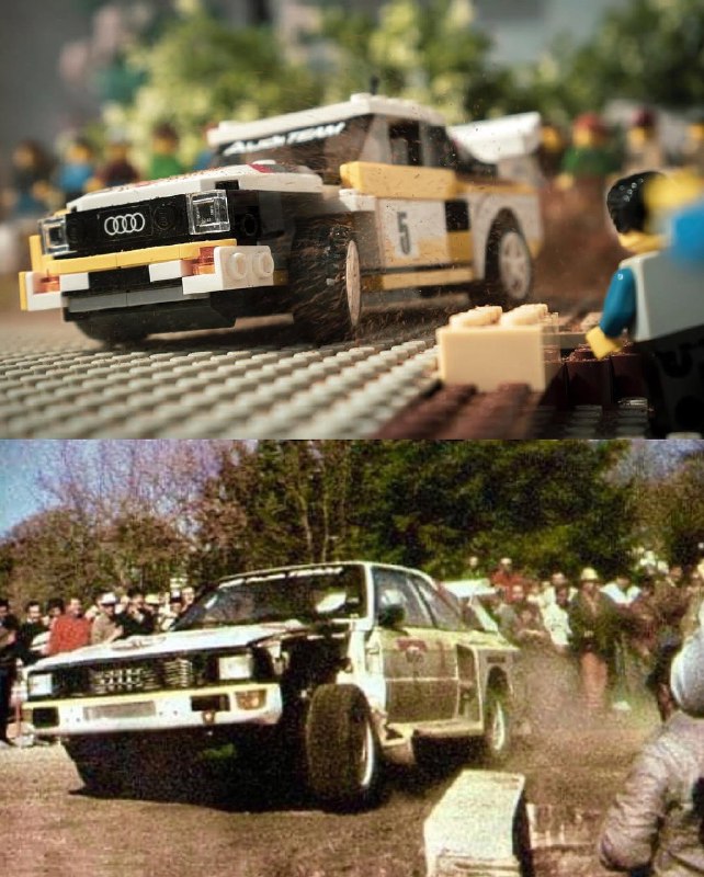 Доминик Фрейзер воссоздает легенды ралли из LEGO Доминик Фрейзер воссоздает легенды ралли из LEGO