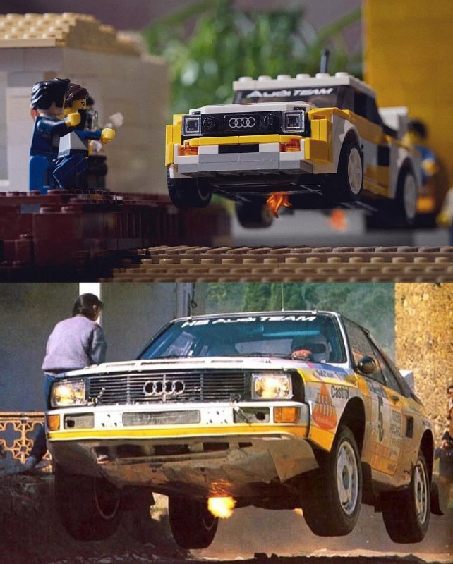 Доминик Фрейзер воссоздает легенды ралли из LEGO Доминик Фрейзер воссоздает легенды ралли из LEGO