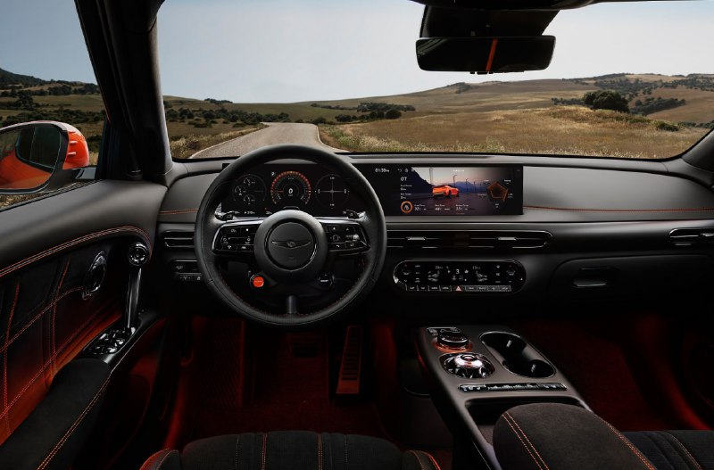 Новый электрокроссовер Genesis GV60 Magma с мощностью 650 лошадиных сил