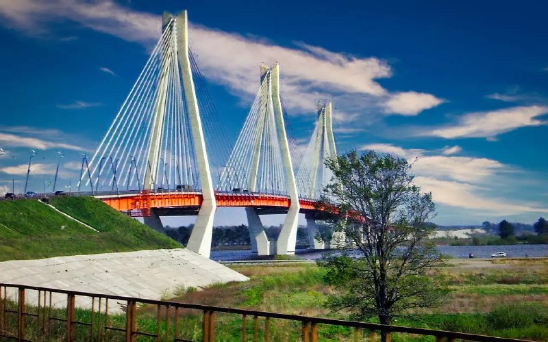 Самый красивый мост в России: Муромский вантовый мост Самый красивый мост в России: Муромский вантовый мост