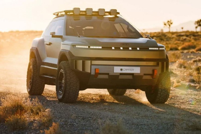Концепт футуристического внедорожника Hyundai Crater представлен на автосалоне