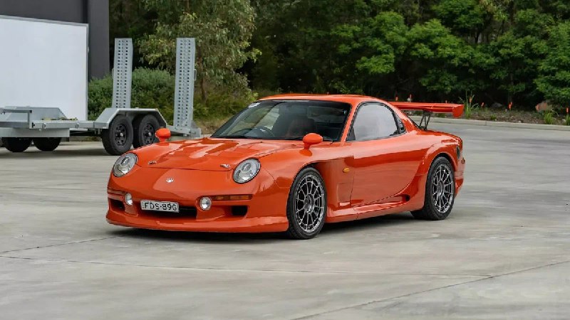 Редкий Mazda RX-7, стилизованный под Porsche 911, безуспешно выставлен на аукцион
