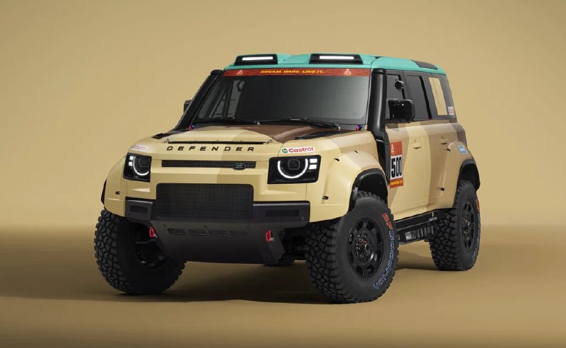 Land Rover представил гоночный Defender для участия в «Дакара-2026» Land Rover представил гоночный Defender для участия в «Дакара-2026»