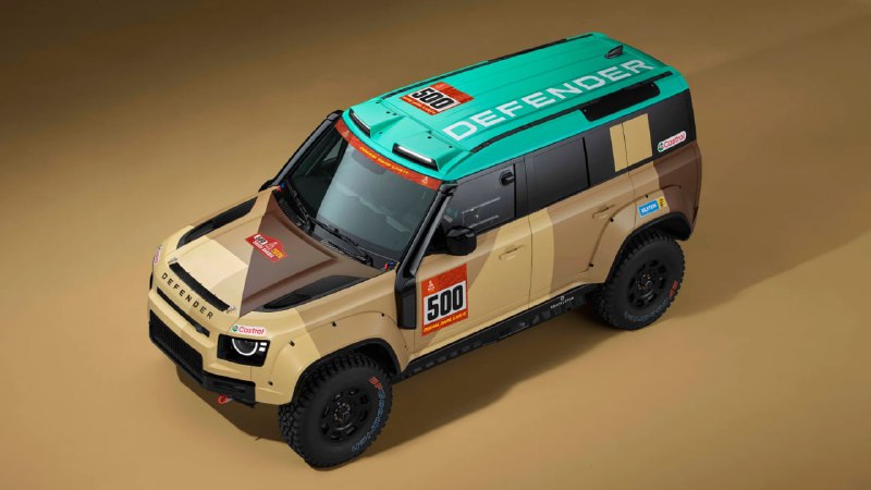 Land Rover представил гоночный Defender для участия в «Дакара-2026» Land Rover представил гоночный Defender для участия в «Дакара-2026»