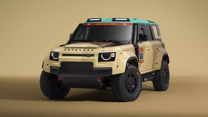 Land Rover показал безумный Defender — раллийный Dakar D7X-R, созданный для «Дакара» 2026 года.