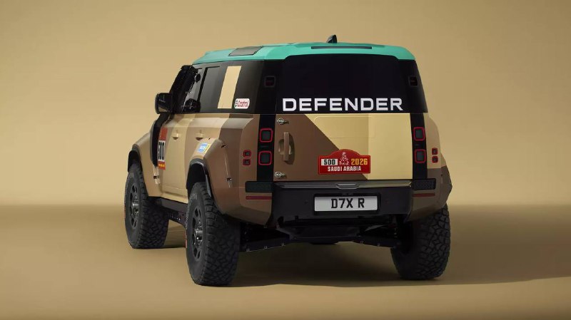 Land Rover показал безумный Defender — раллийный Dakar D7X-R, созданный для «Дакара» 2026 года.