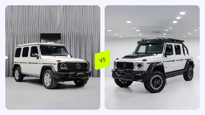 Сравнение роскошных и мощных внедорожников Mercedes-Benz: классика против экстремального пикапа Сравнение роскошных и мощных внедорожников Mercedes-Benz: классика против экстремального пикапа