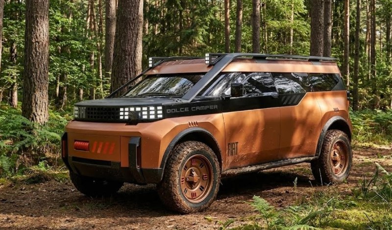 Новый концепт Fiat Dolce Camper — универсальный кемпер для приключений