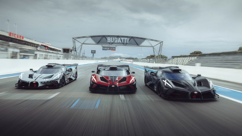Завершена серия уникальных трековых суперкаров Bugatti Bolide Завершена серия уникальных трековых суперкаров Bugatti Bolide
