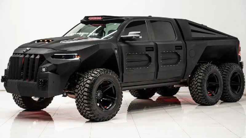 Редкий шестиколёсный внедорожник Ram Juggernault 6×6 выставлен на продажу Редкий шестиколёсный внедорожник Ram Juggernault 6×6 выставлен на продажу
