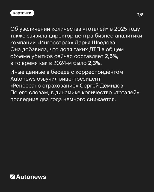 Самые опасные автомобили в России на 2025 год по данным страховых компаний