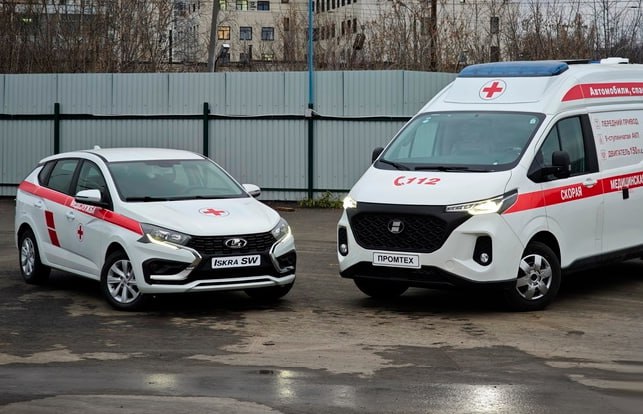 Lada Iskra SW Выпущена в Медицинской Версии для Скорой Помощи и Социального Транспорта