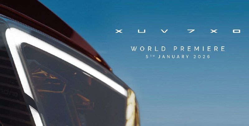 Обновлённая Mahindra XUV700 получит новое название и дизайн Обновлённая Mahindra XUV700 получит новое название и дизайн