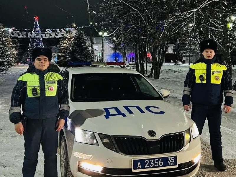 Автоинспекторы помогли детям добраться до дома после встречи с собаками Автоинспекторы помогли детям добраться до дома после встречи с собаками