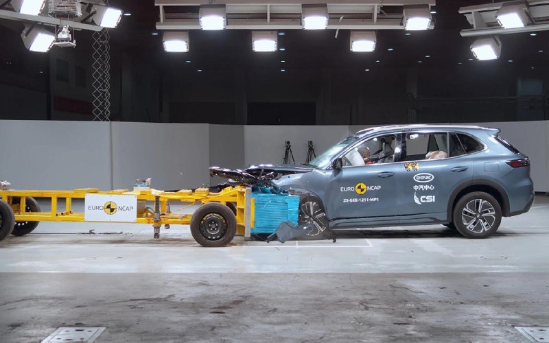 Безопасность нового электрокроссовера Geely для российского рынка прошла испытания Euro NCAP
