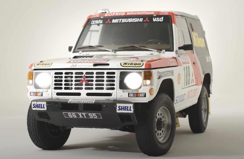 Митсубиши восстановила раллийный Pajero из команды «Дакар» 1985 года