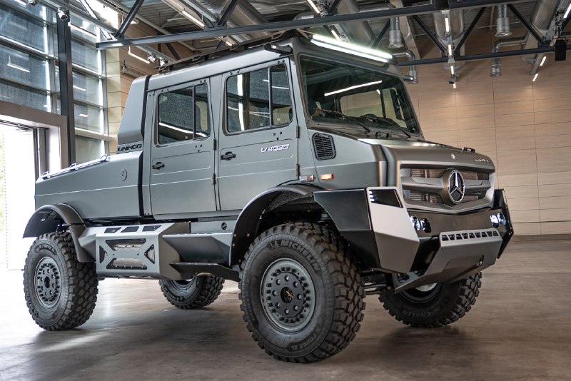 Mercedes преобразовал Unimog в грузовой пикап в честь 80-летия модели Mercedes преобразовал Unimog в грузовой пикап в честь 80-летия модели