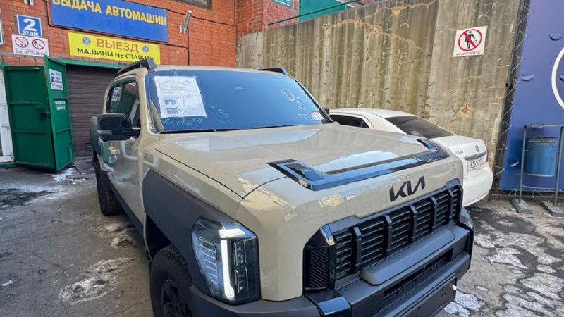 Корейский пикап Kia Tasman: редкое появление на российском рынке Корейский пикап Kia Tasman: редкое появление на российском рынке