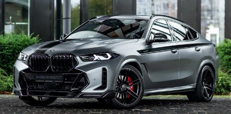 Тюнингованная BMW X6 от Manhart: повышенная мощность и агрессивный стиль