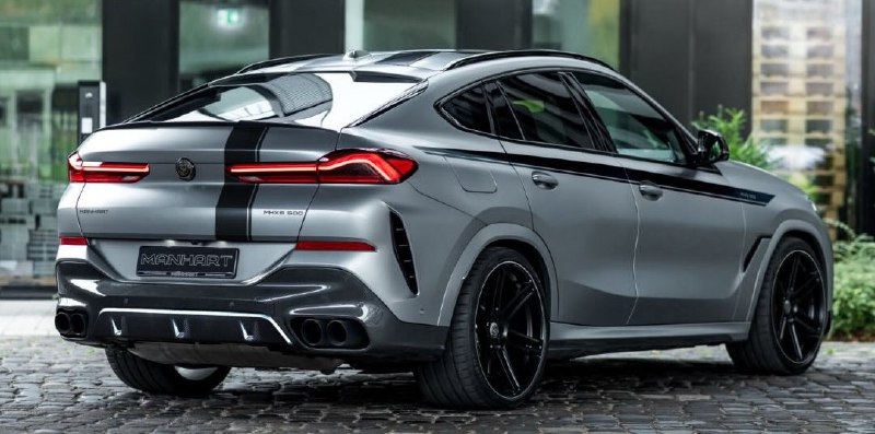 Тюнингованная BMW X6 от Manhart: повышенная мощность и агрессивный стиль