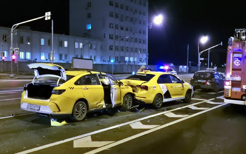 Статистика ДТП с такси в Москве за 2025 год: снижение числа аварий и пострадавших