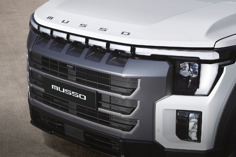 Новый пикап Musso от KG Mobility представлен на официальных изображениях Новый пикап Musso от KG Mobility представлен на официальных изображениях