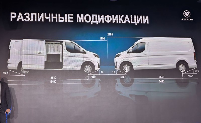 В России представлен новый грузовой фургон Foton View