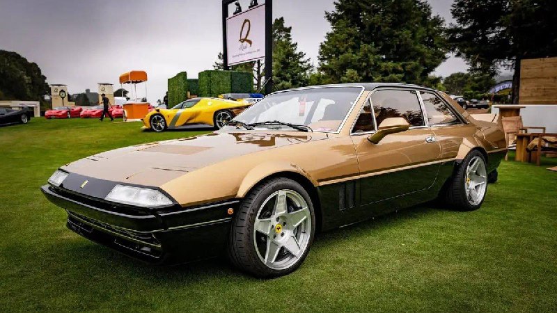 Ретро-кастер Ferrari 412 с модернизацией за 1,8 миллиона долларов Ретро-кастер Ferrari 412 с модернизацией за 1,8 миллиона долларов