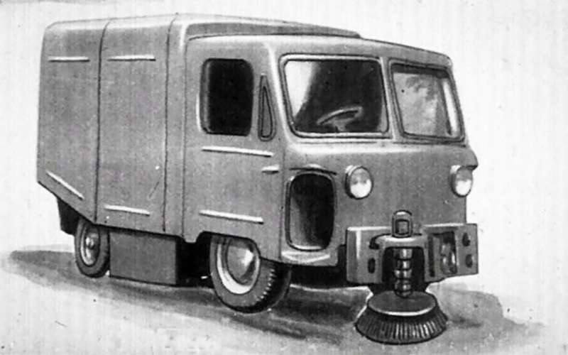 Забытые советские автопроекты: маленькая уборочная техника 1958 года Забытые советские автопроекты: маленькая уборочная техника 1958 года
