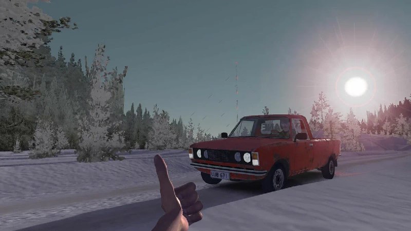 Новый зимний симулятор автомеханика с элементами выживания