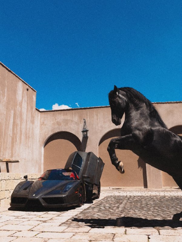 В Мексике создали реалистичную интерпретацию логотипа Ferrari